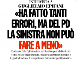 Ha fatto tanti errori, ma del Pd la sinistra non può fare a meno